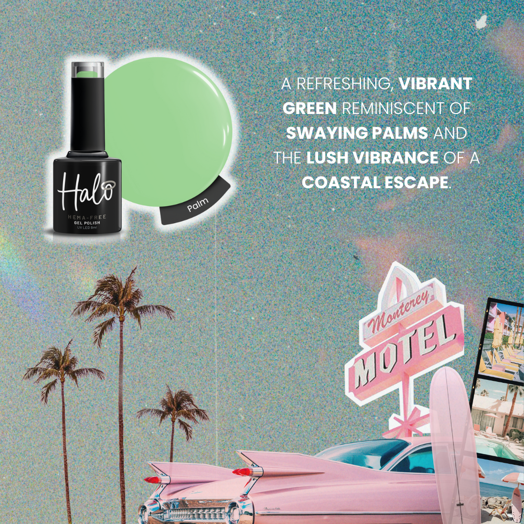 Halo Gel Polish West Coast Collection shade - Palm