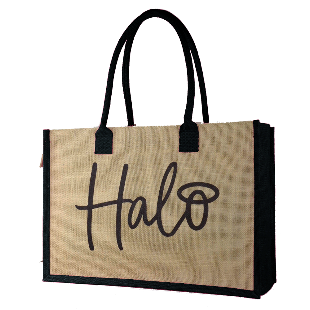 
            
                Load image into Gallery viewer, Halo Jute Bag Click for Offer
            
        