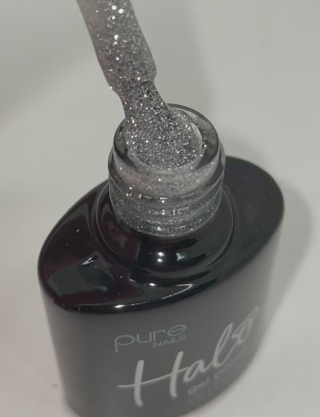 Halo Gel Polish 8ml Silver Sparkle