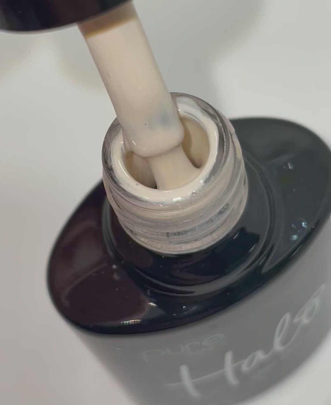 Product video of Pure Nails' Halo gel polish in shade 'Chic'