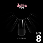 Halo Jellie Nail Tips Coffin, Sizes 8, 50 One Size
