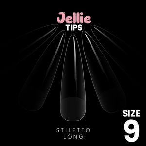
            
                Load image into Gallery viewer, Halo Jellie Nail Tips Stiletto Long, Sizes 9, 50 One Size
            
        