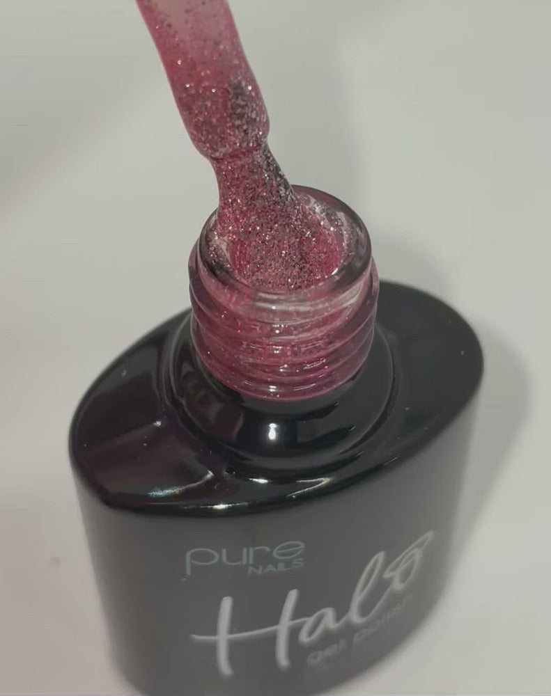 
            
                Load and play video in Gallery viewer, Halo Gel Polish 8ml Rose Gold Sparkle
            
        