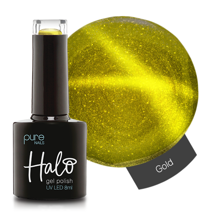 
            
                Load image into Gallery viewer, Halo Gel Polish 8ml Gold
            
        