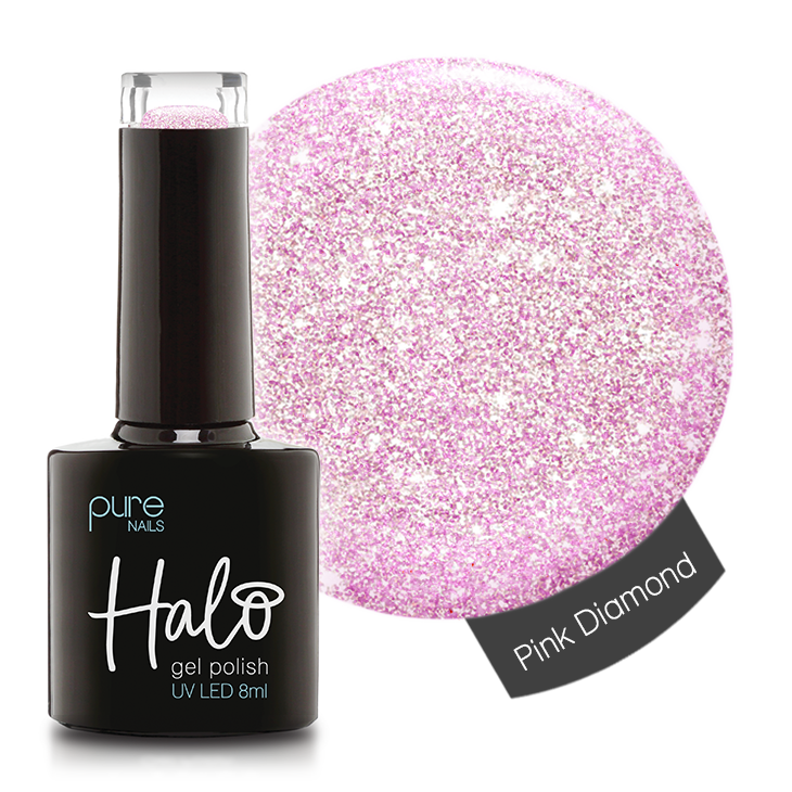 
            
                Load image into Gallery viewer, Halo Gel Polish 8ml Pink Diamond
            
        