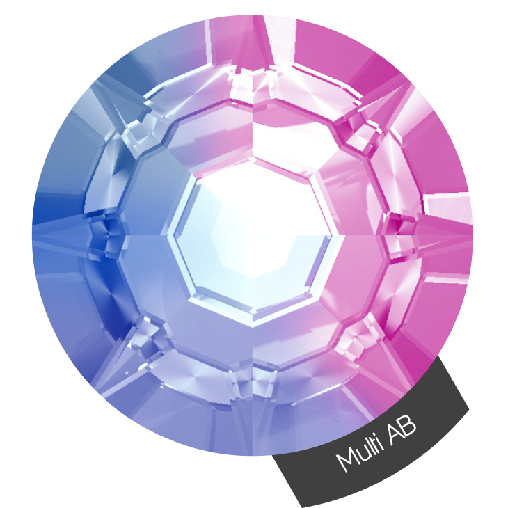 Halo Create - Crystals Multi-Colour AB size 2