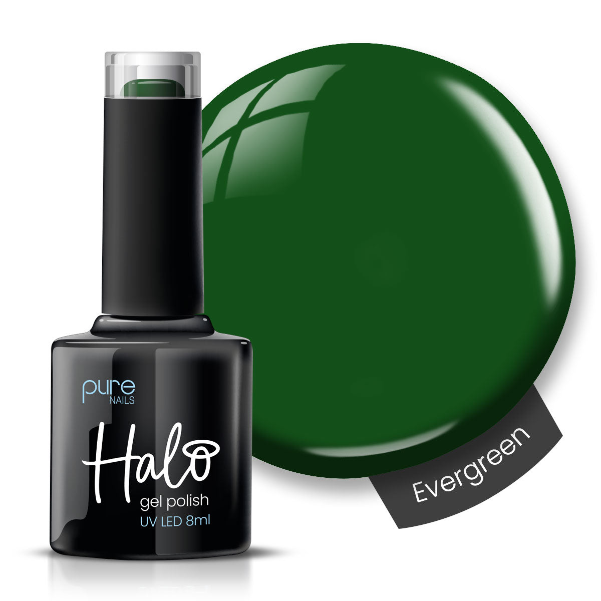 Halo Gel Polish 8ml Evergreen – Pure Nails