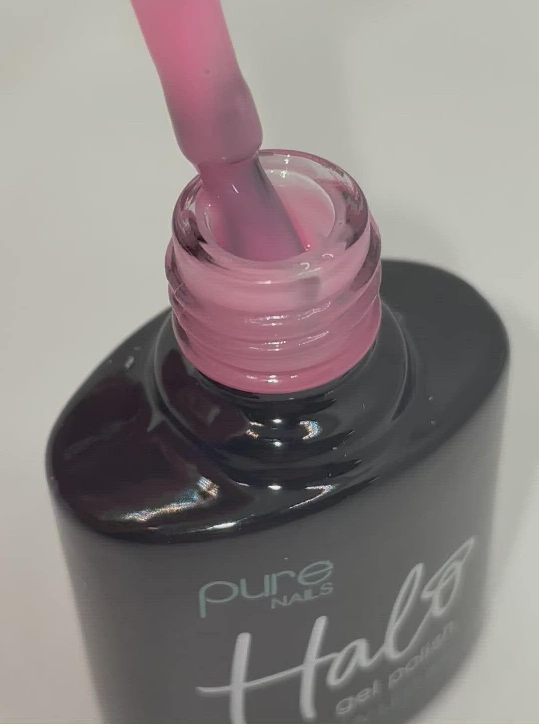 Product video of Pure Nails' Halo gel polish in shade 'Mimi' 