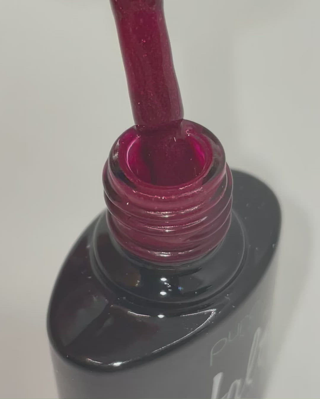 Product video of Pure Nails' Halo gel polish in shade 'Lust'